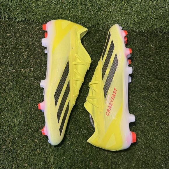 Adidas x Crazyfast Pro FG Solar Energy Pack Yellow Soccer Cleats Size 7 - Picture 3 of 7